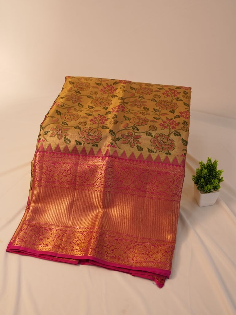 2 Gram Zari Kanchipuram Saree for Functions - Image 7