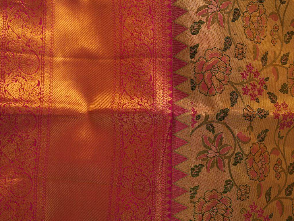 2 Gram Zari Kanchipuram Saree for Functions - Image 2