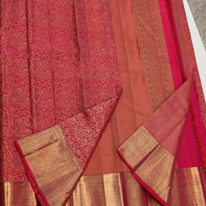 Pure 2 gram Kanchipuram handloom saree with silk mark certificate